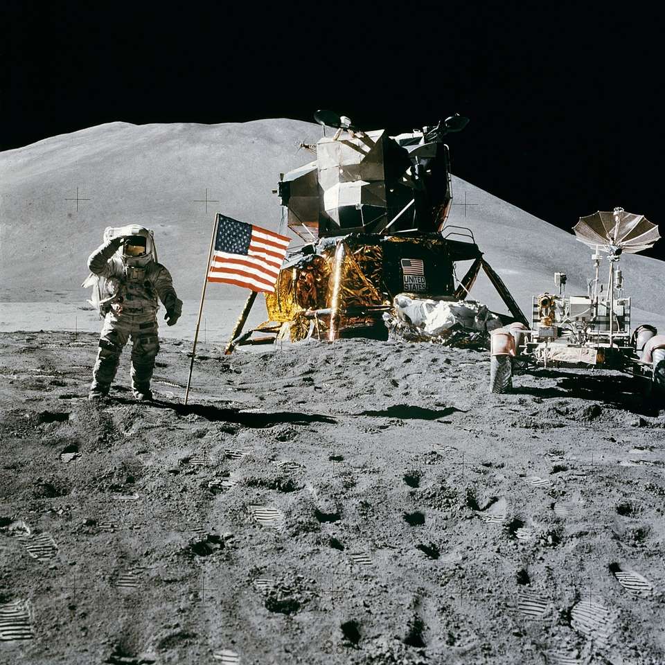 Atterrissage lunaire Apollo 15 James Irwin puzzle en ligne