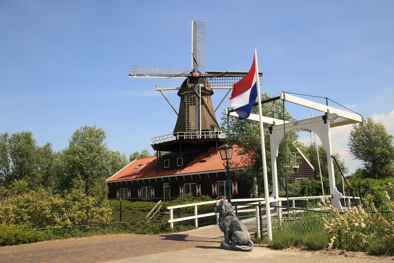 Windmühle Niederlande Puzzlespiel online