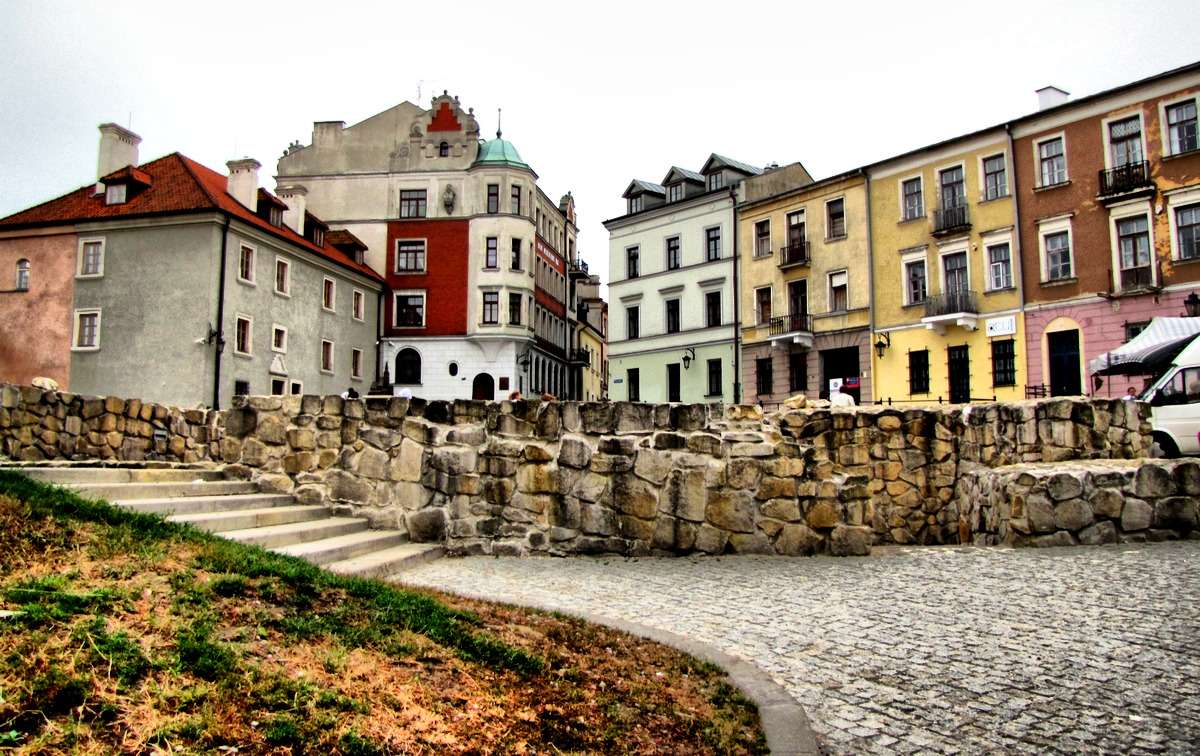 de oude binnenstad van Lublin legpuzzel online
