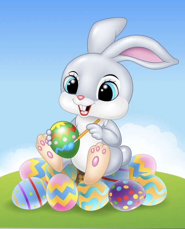 Easter bunny jigsaw puzzle online