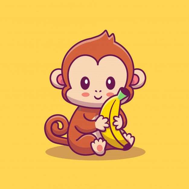 Маймуна vnsdknvkjds онлайн пъзел