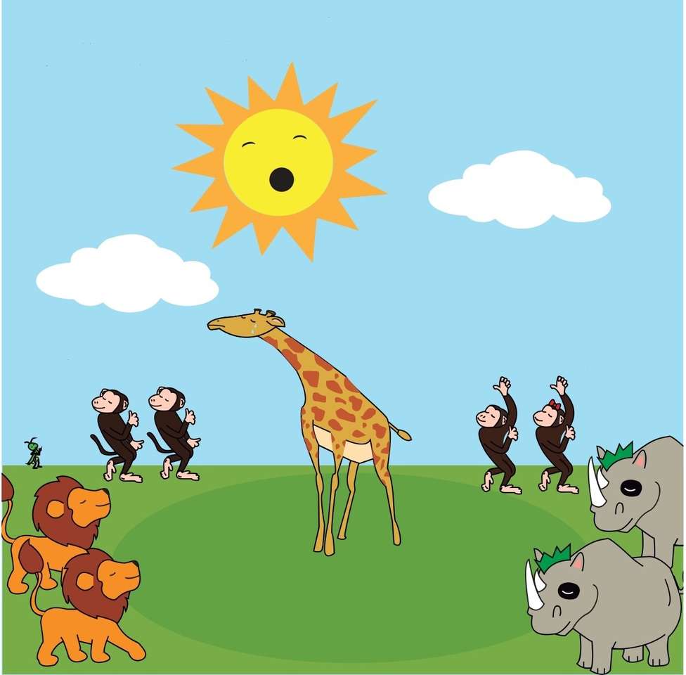 Giraffengeschichte Puzzlespiel online