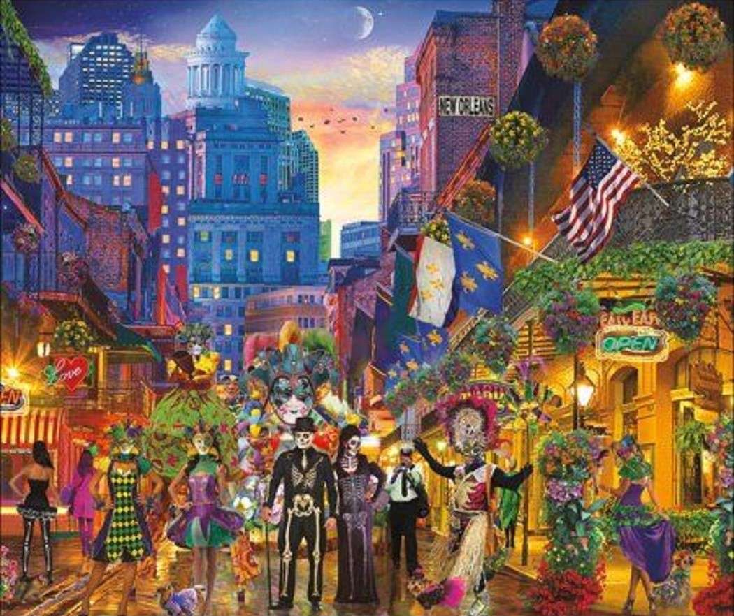 Karneval in New Orleans - Louisiana - USA Puzzlespiel online