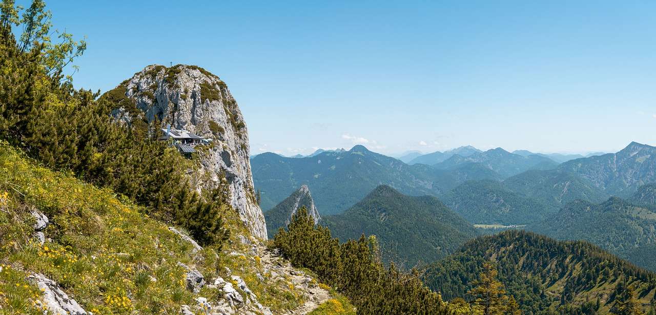 Cumbre de las montañas Tegernsee rompecabezas en línea