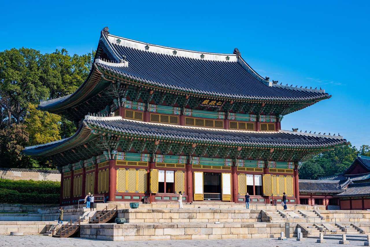Дворецът Changdeokgung онлайн пъзел