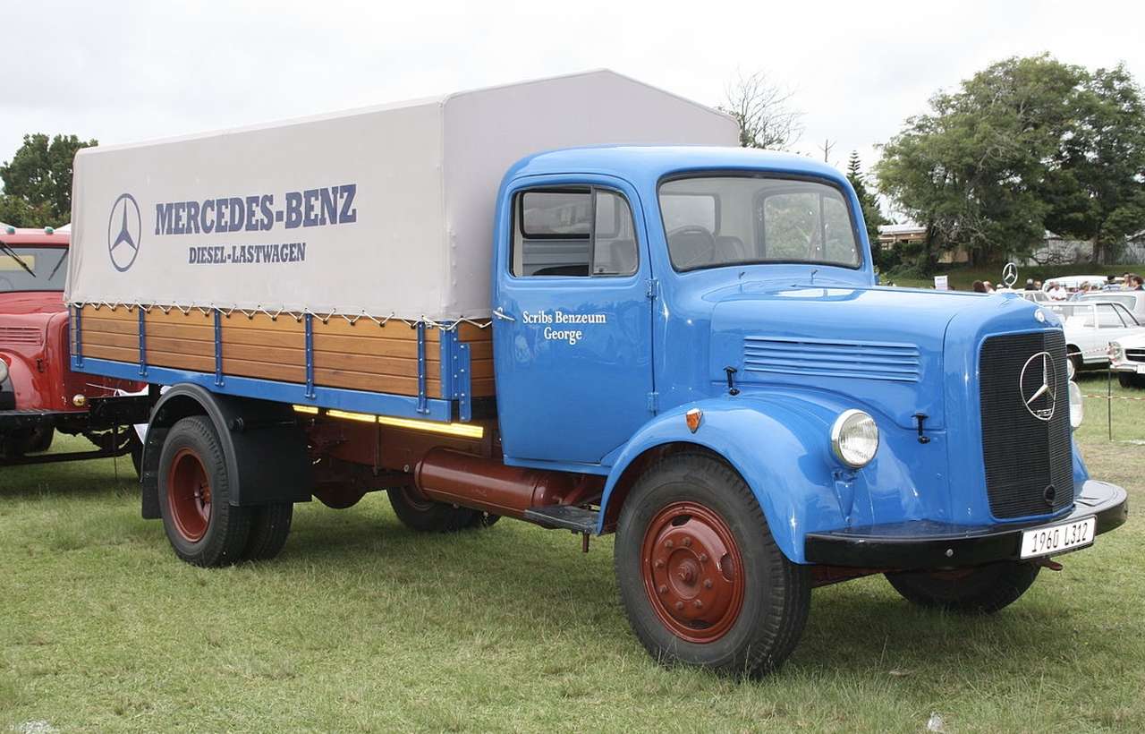 Mercedes_Benz nákladní automobil rok 1960 online puzzle