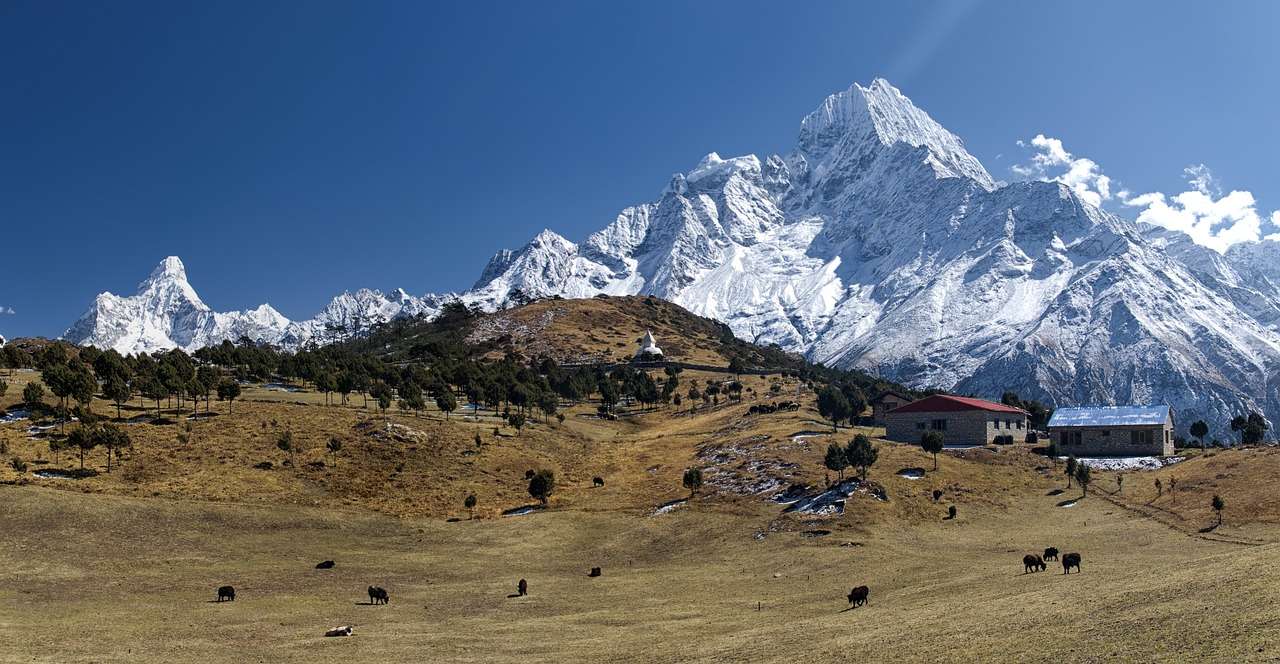 Непал Гималаи онлайн-пазл