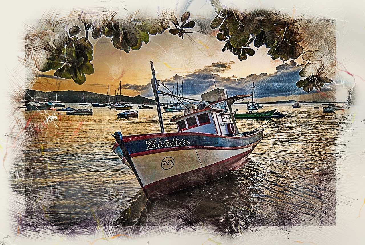 boat, sea jigsaw puzzle online