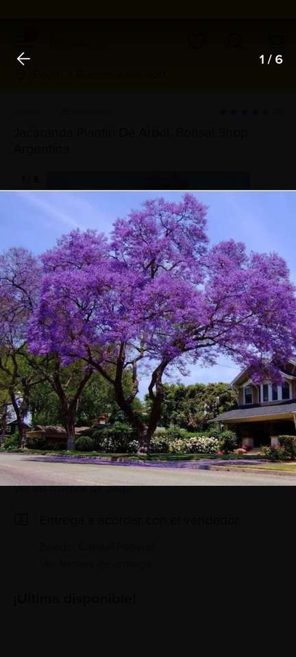 фиолетовое дерево онлайн-пазл