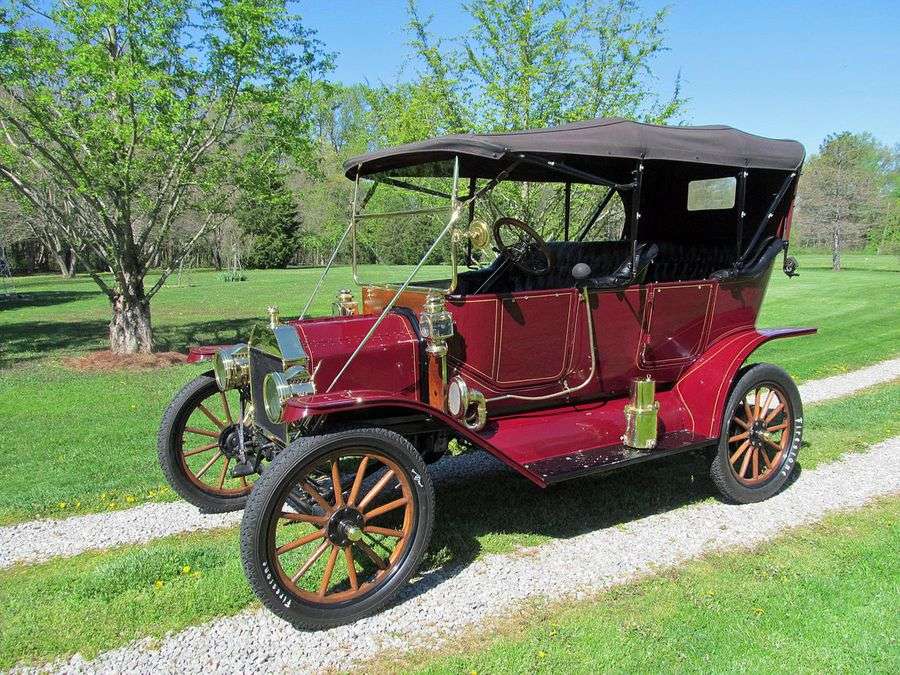 Ford Model T Touring с двускоростен мост-1912г онлайн пъзел