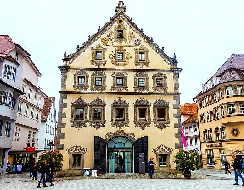 Schönes historisches Gebäude in Ravensburg Puzzlespiel online