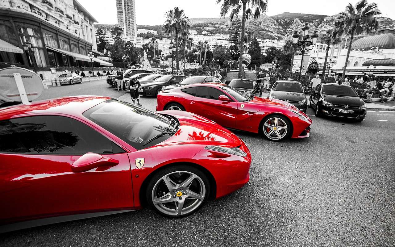 Auto, Ferrari skládačky online