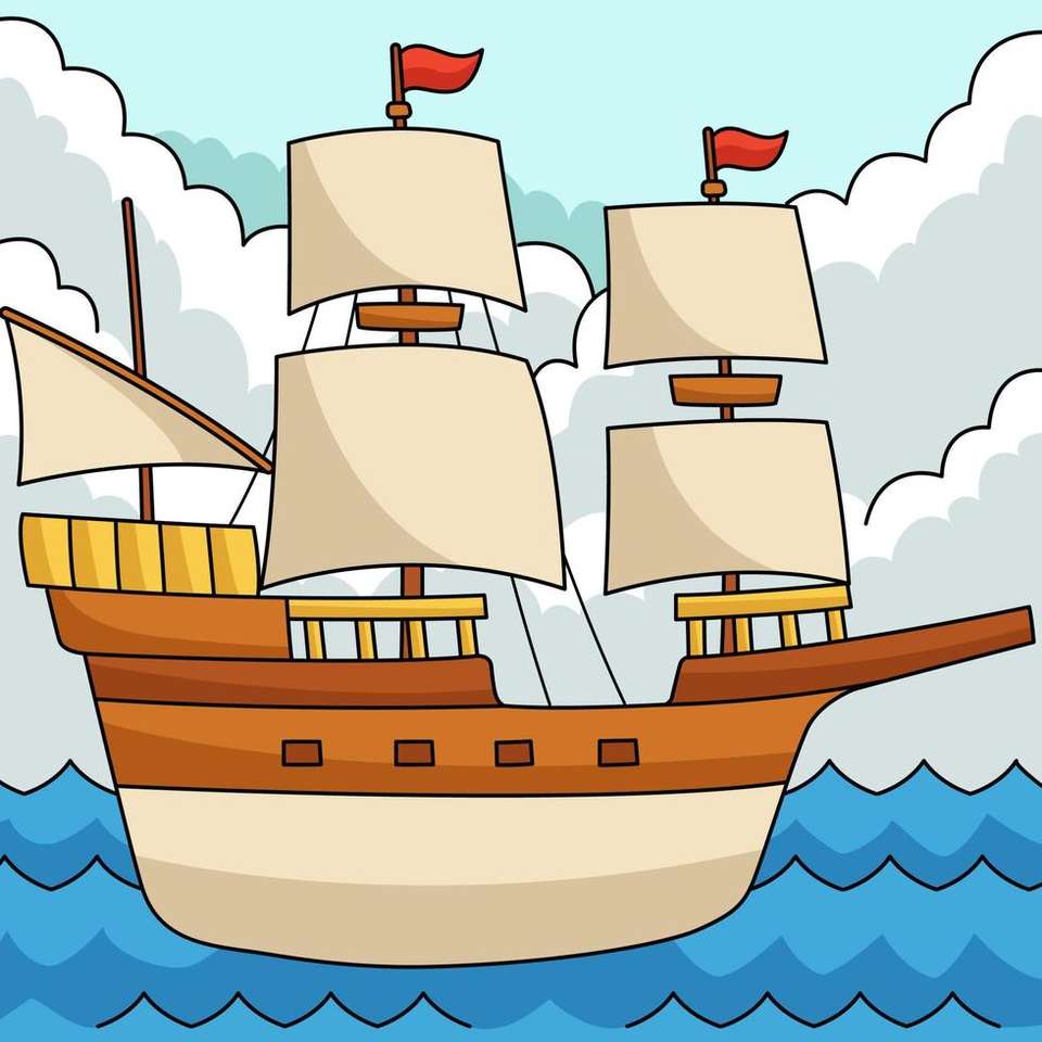 Bateau pirate puzzle en ligne