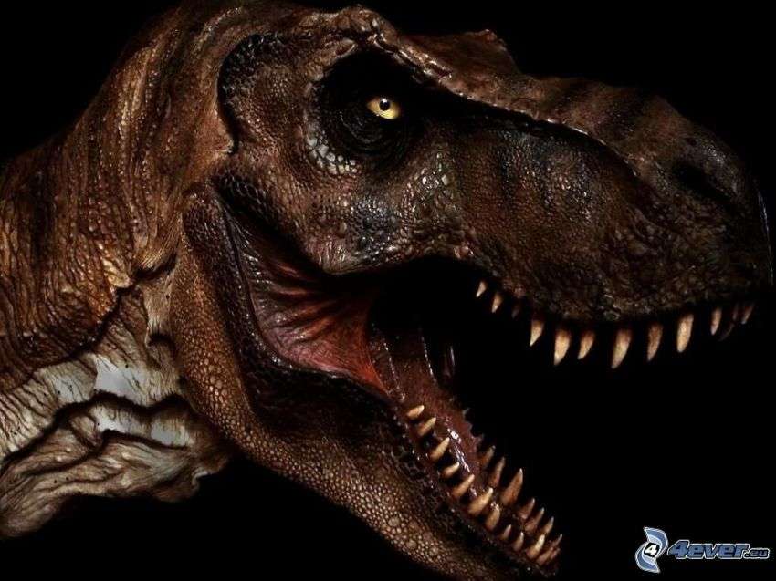 dinosauro arrabbiato puzzle online