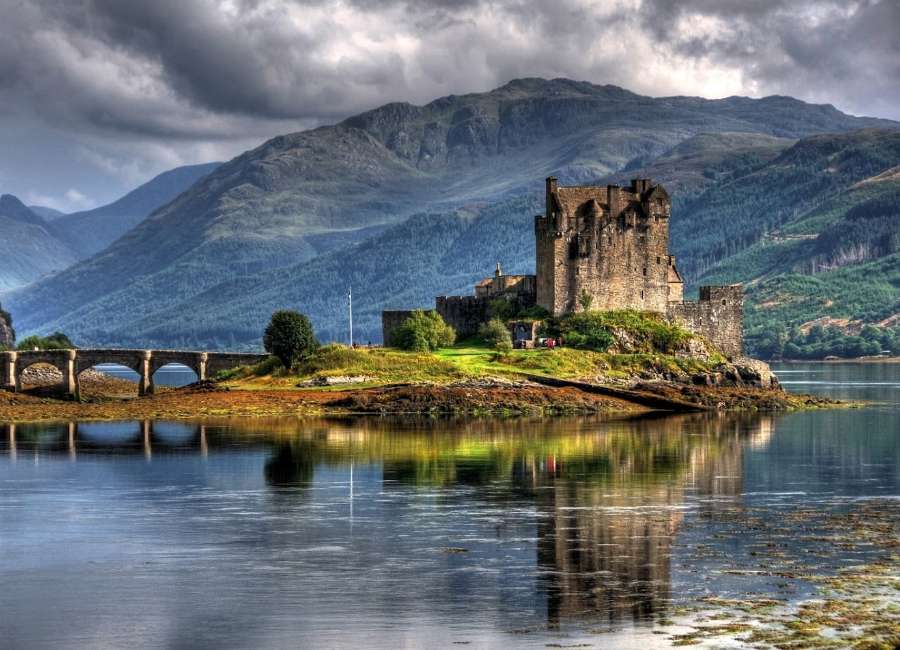 Skottland-Eilean Donan Castle Pussel online