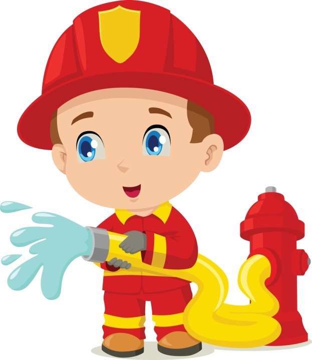 Νεαρός πυροσβέστης online παζλ