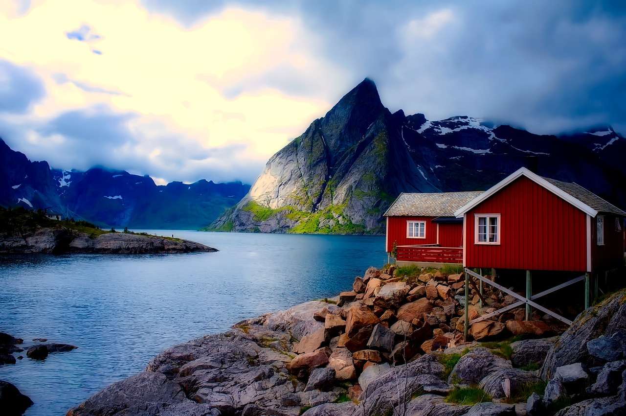 casa de campo noruega rompecabezas en línea