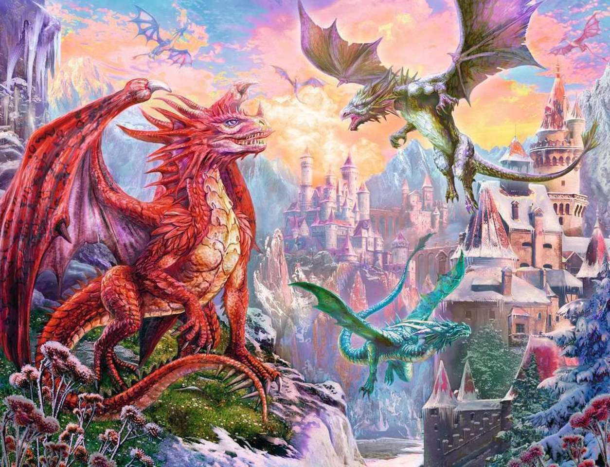 land van draken legpuzzel online