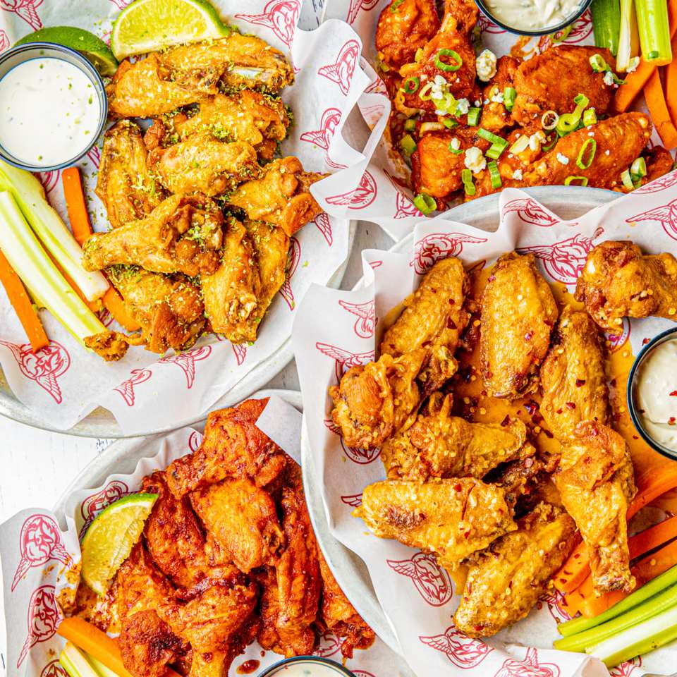 Baskets of Chicken Wings online puzzle