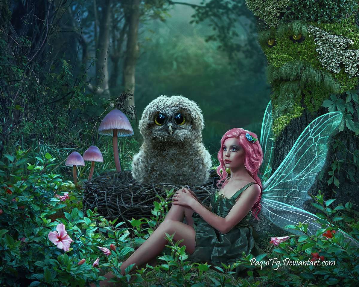 Forest fairies jigsaw puzzle online