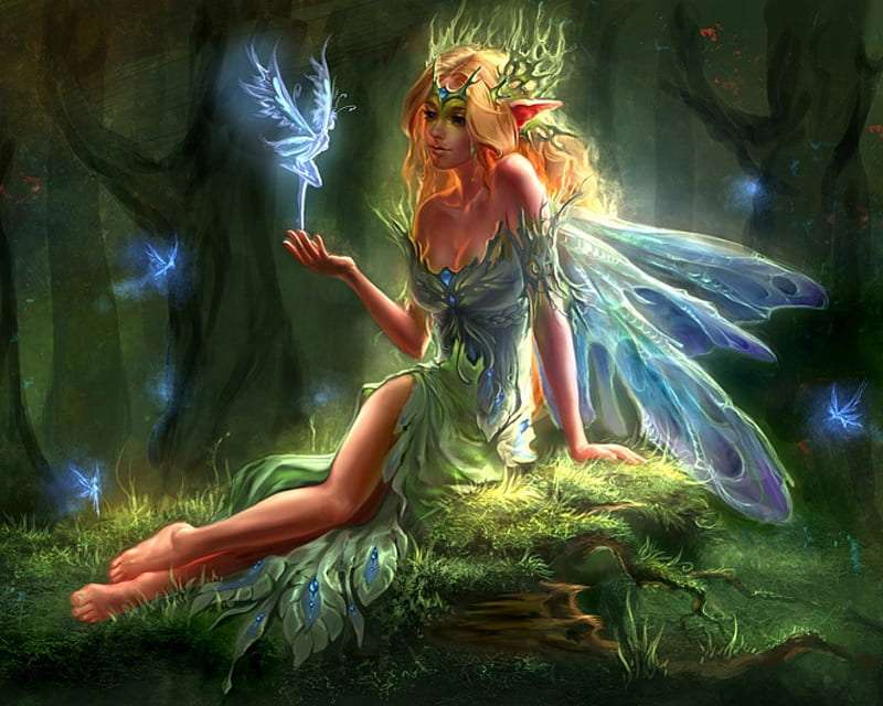 Fantasy Fairy pussel på nätet