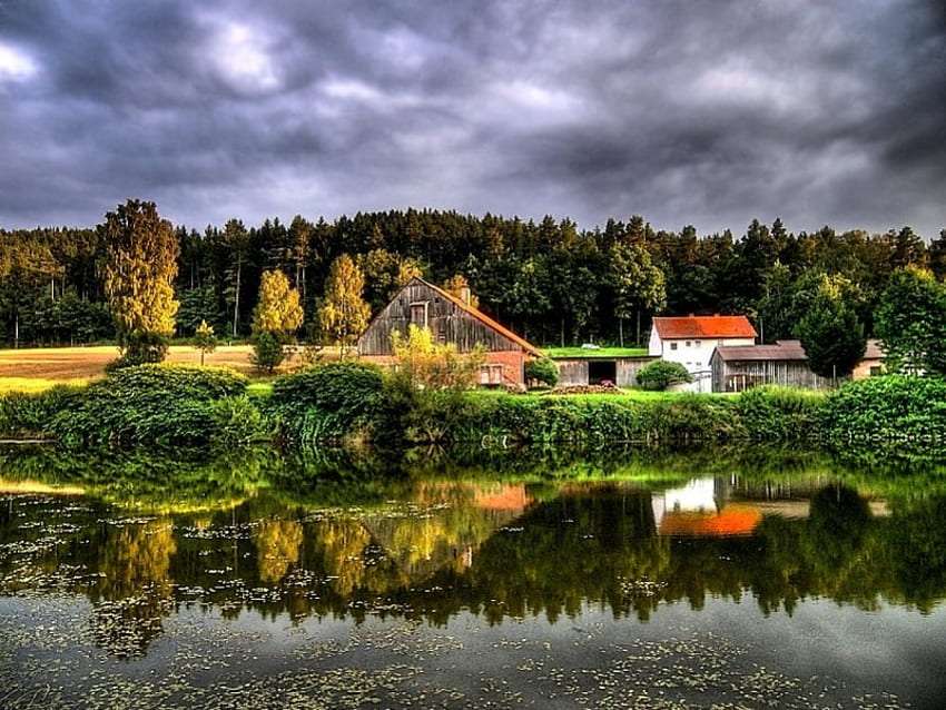 Tyskland - Vackert landskap av Sonneberg Pussel online