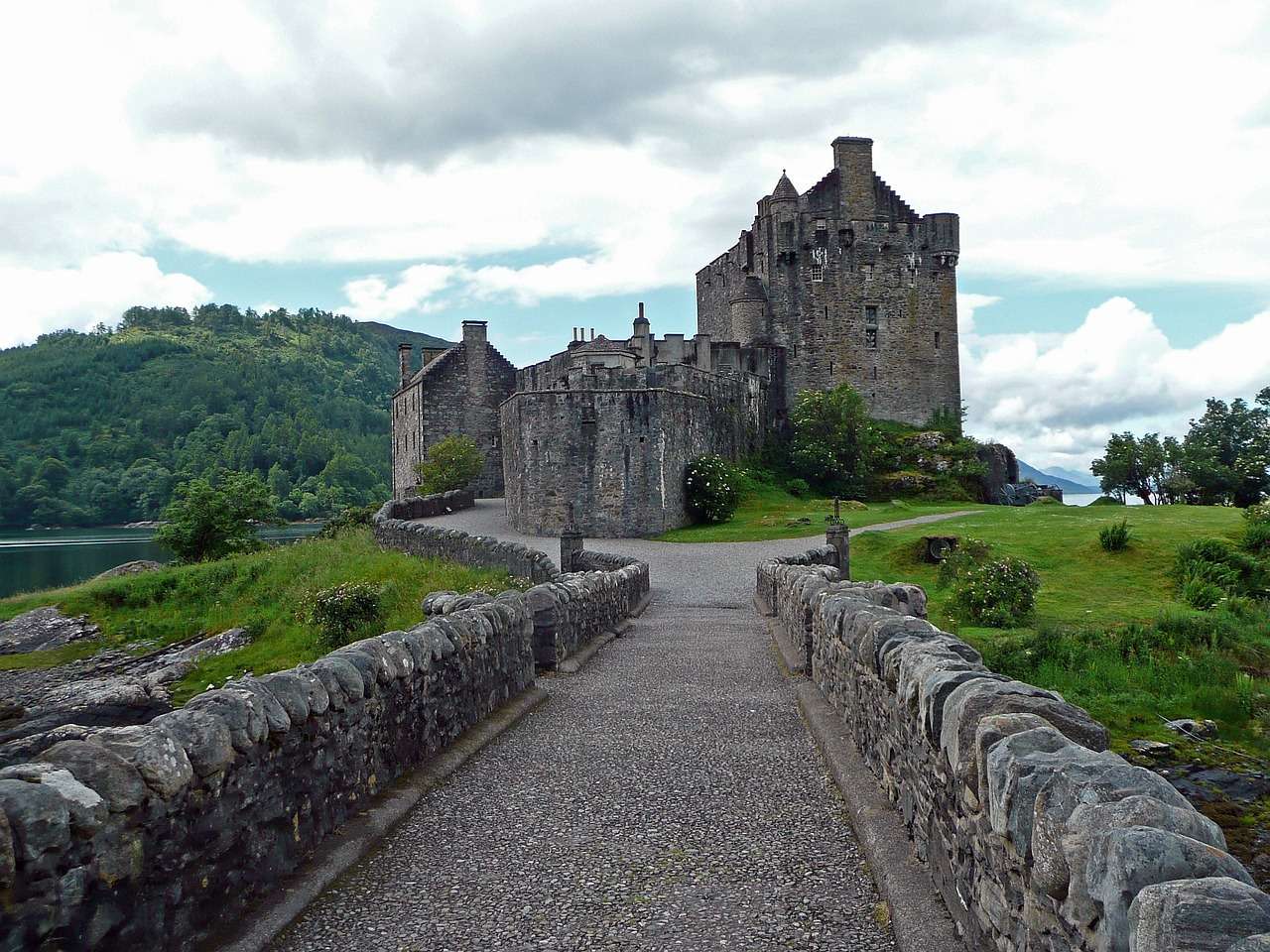 Замъкът Шотландия онлайн пъзел