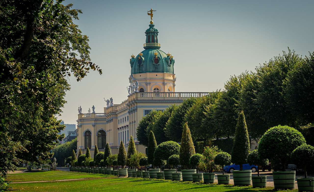 Дворцовата градина на замъка онлайн пъзел