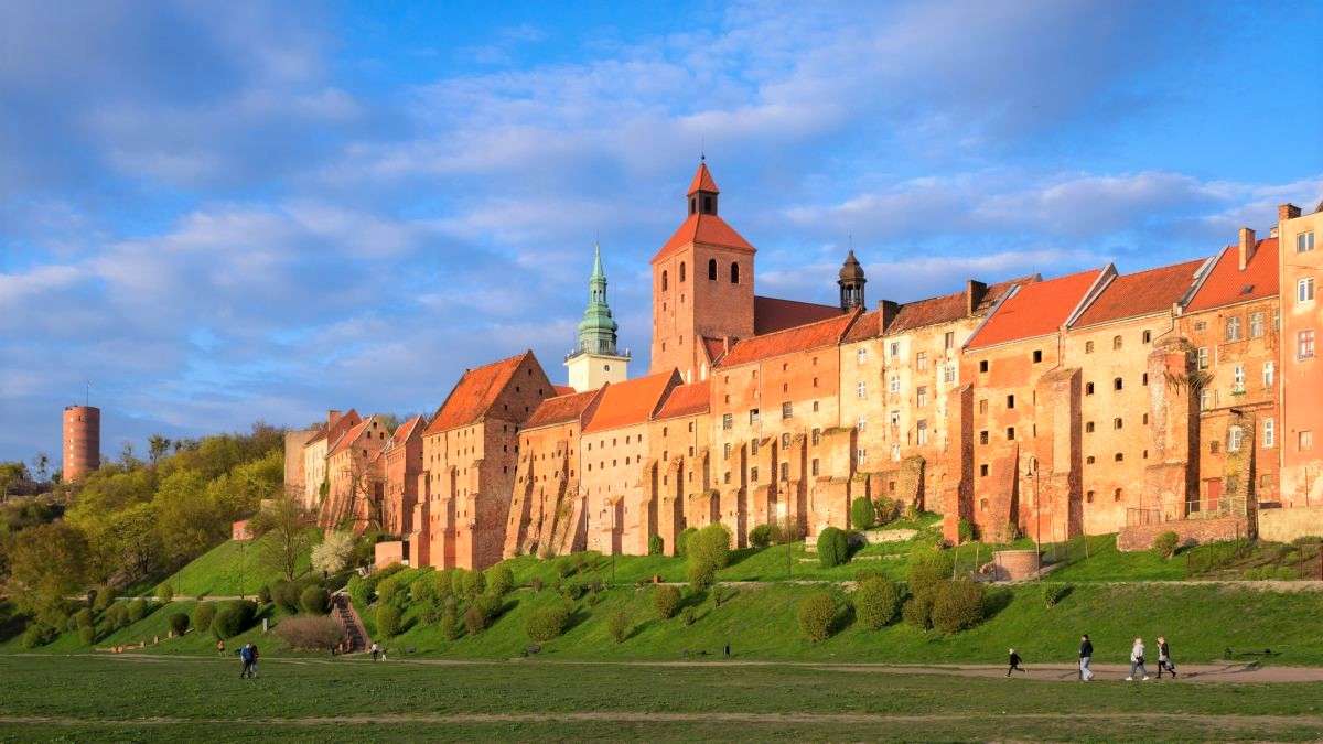 Città di Grudziadza in Polonia puzzle online