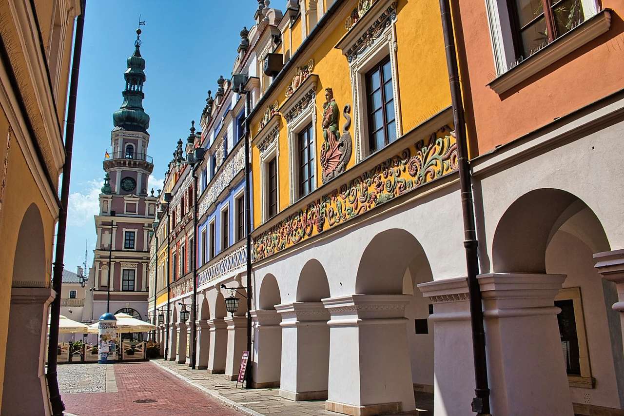 Město Zamosc v Polsku skládačky online