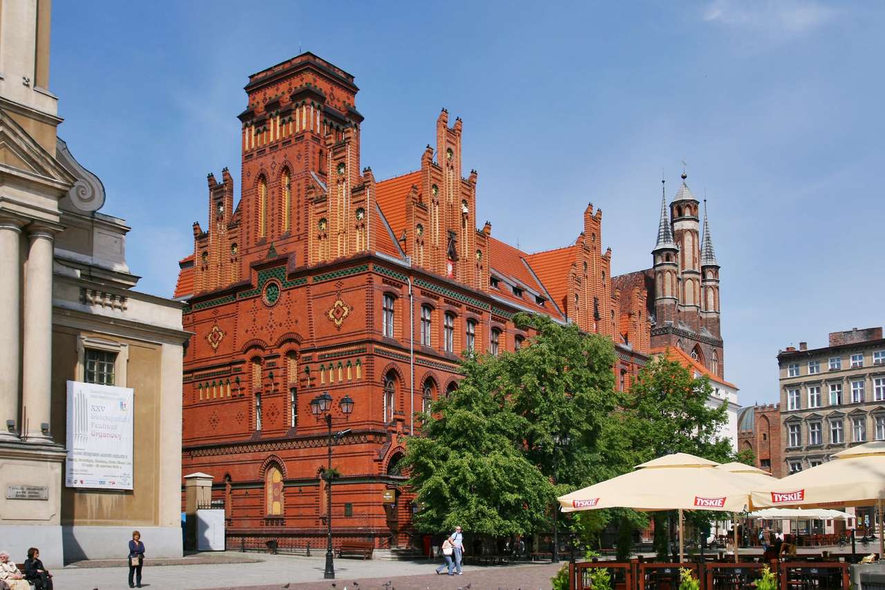 Cidade de Torun na Polônia quebra-cabeças online