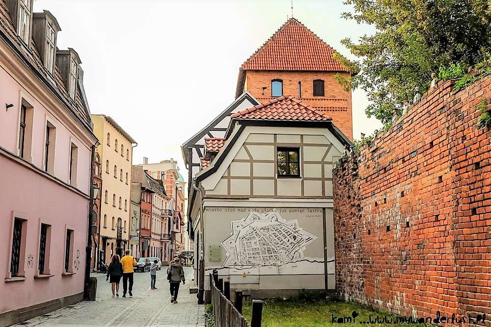 Город Торунь в Польше пазл онлайн