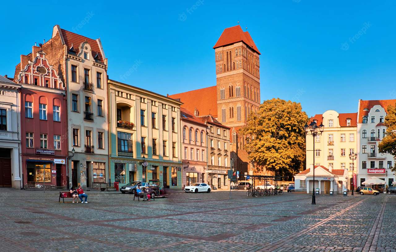 Місто Торунь в Польщі пазл онлайн