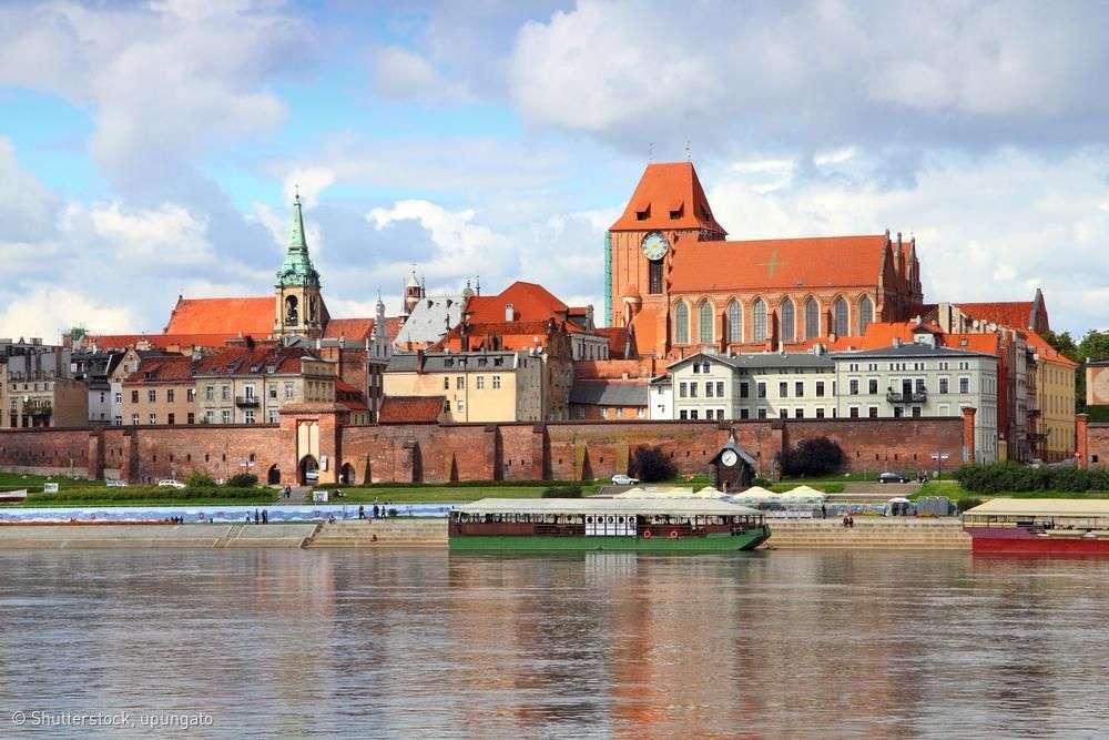Stadt Torun in Polen Online-Puzzle