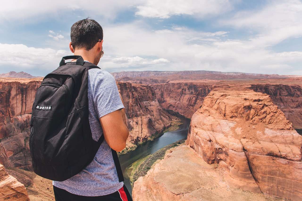 Backpacker Grand Canyon jigsaw puzzle online