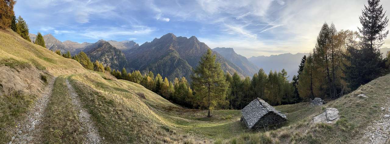 Альпийская дорога Пьянкабелла онлайн-пазл