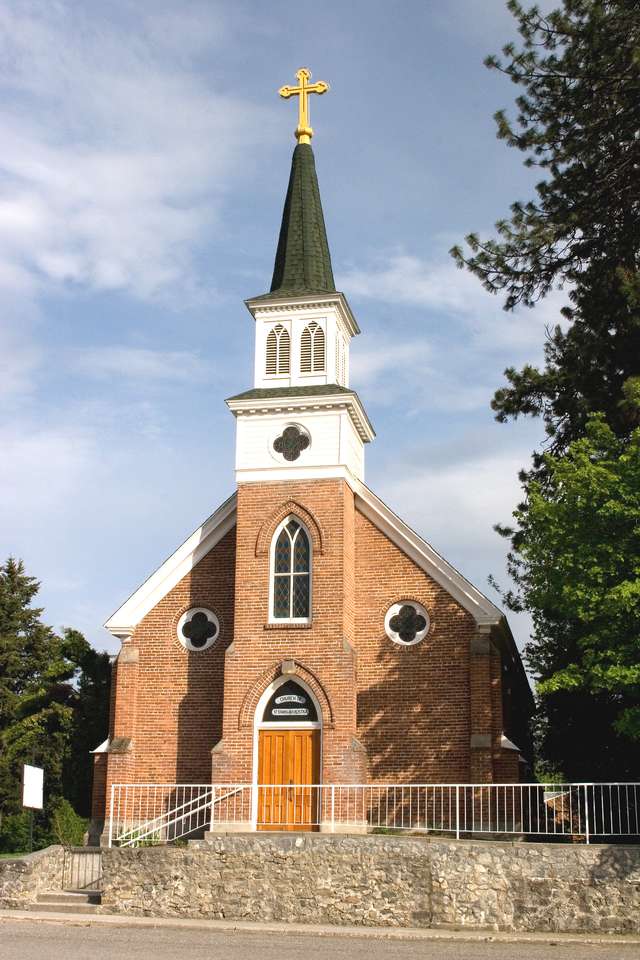 църква в Ратдрум, Айдахо онлайн пъзел