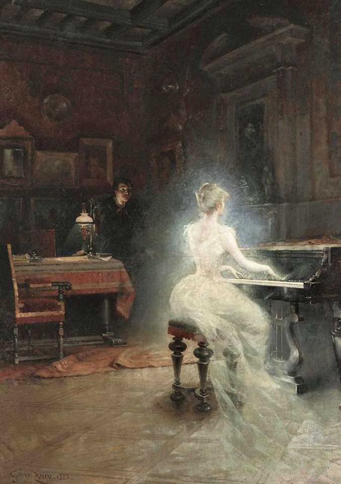 το φάντασμα στο πιάνο online παζλ