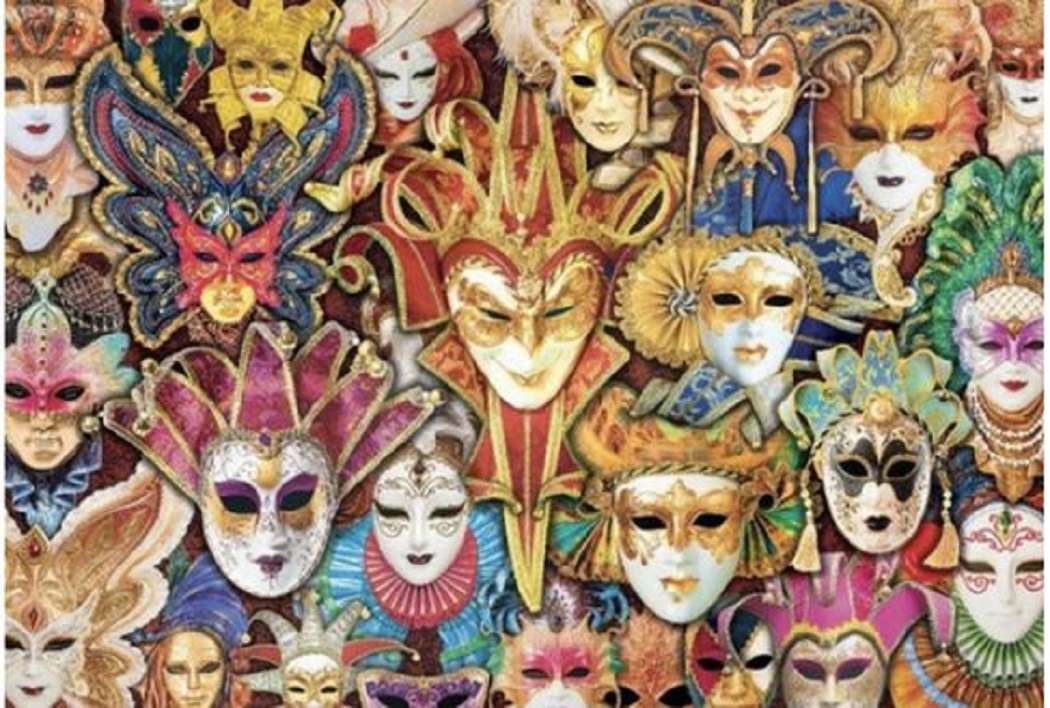 maschere veneziane puzzle online
