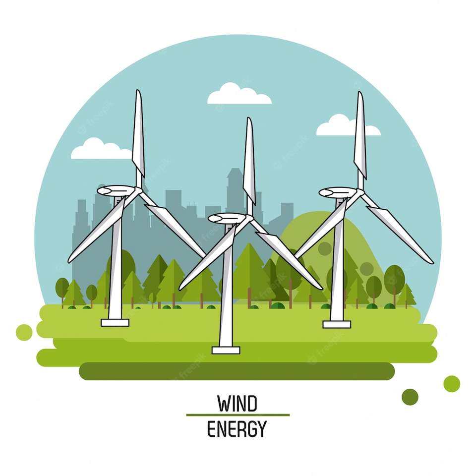 Énergie éolienne puzzle en ligne