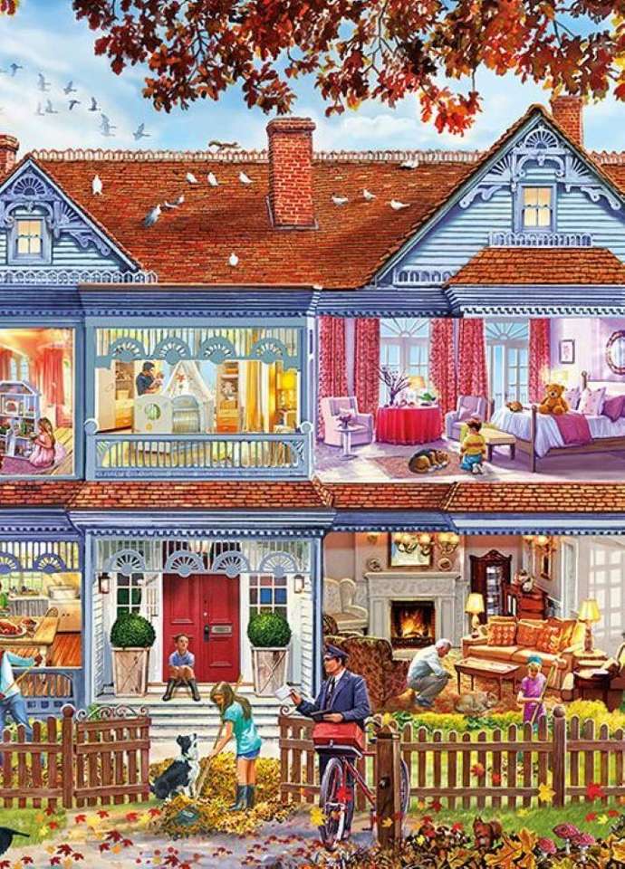 belle comme une maison de poupée puzzle en ligne