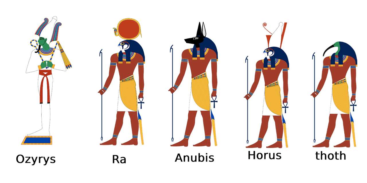 египетски богове онлайн пъзел