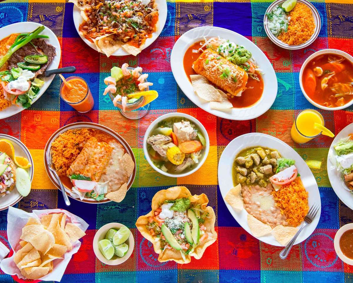 Mexikanisches Abendessen Puzzlespiel online