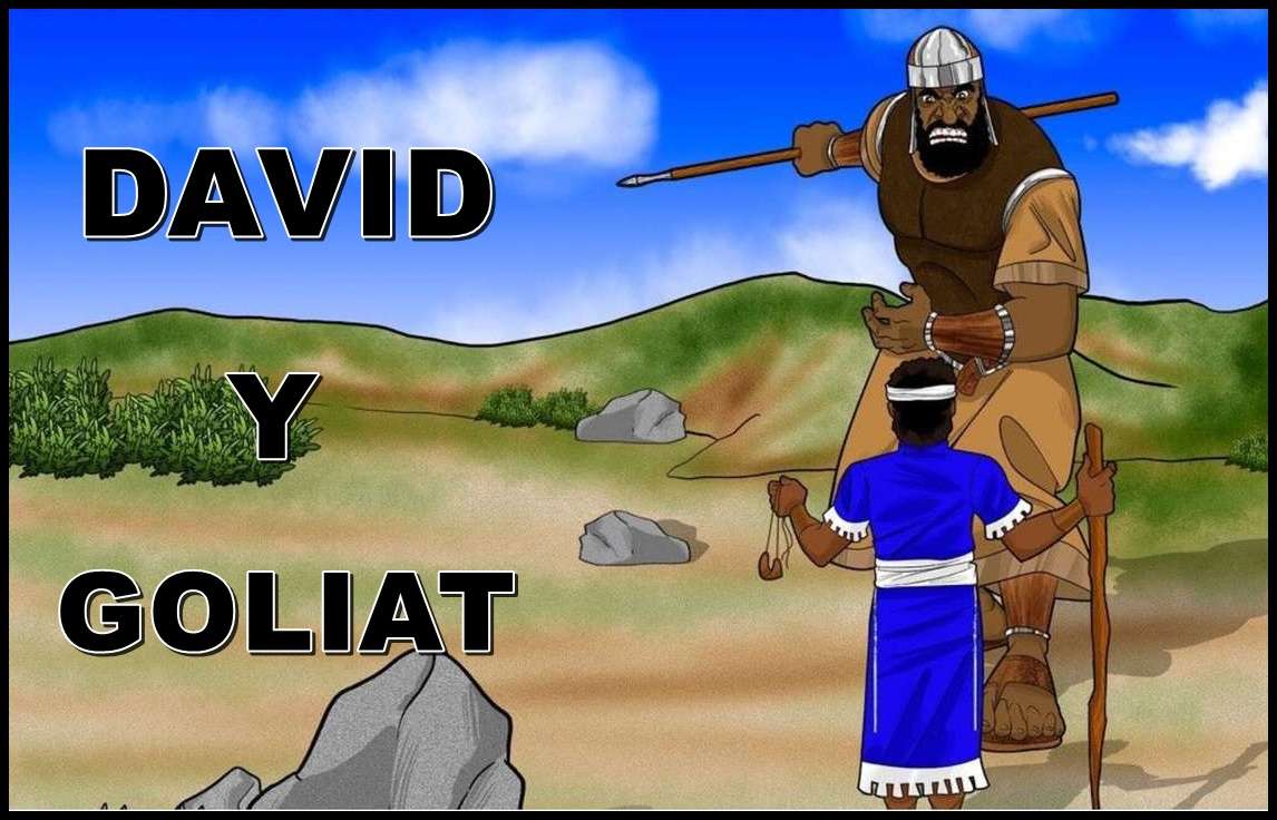 David en Goliath online puzzel