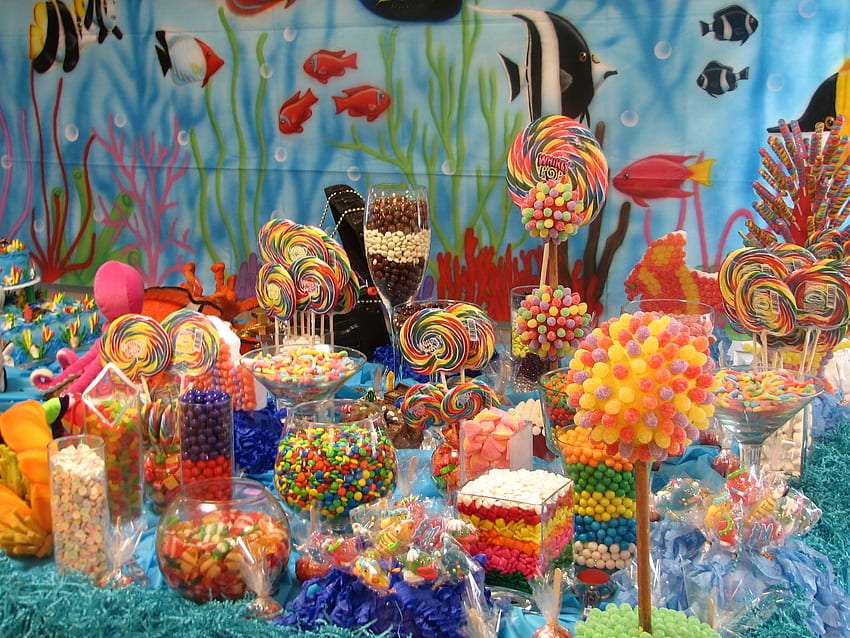 Candy Wonderland - Бонбонена страна на чудесата онлайн пъзел