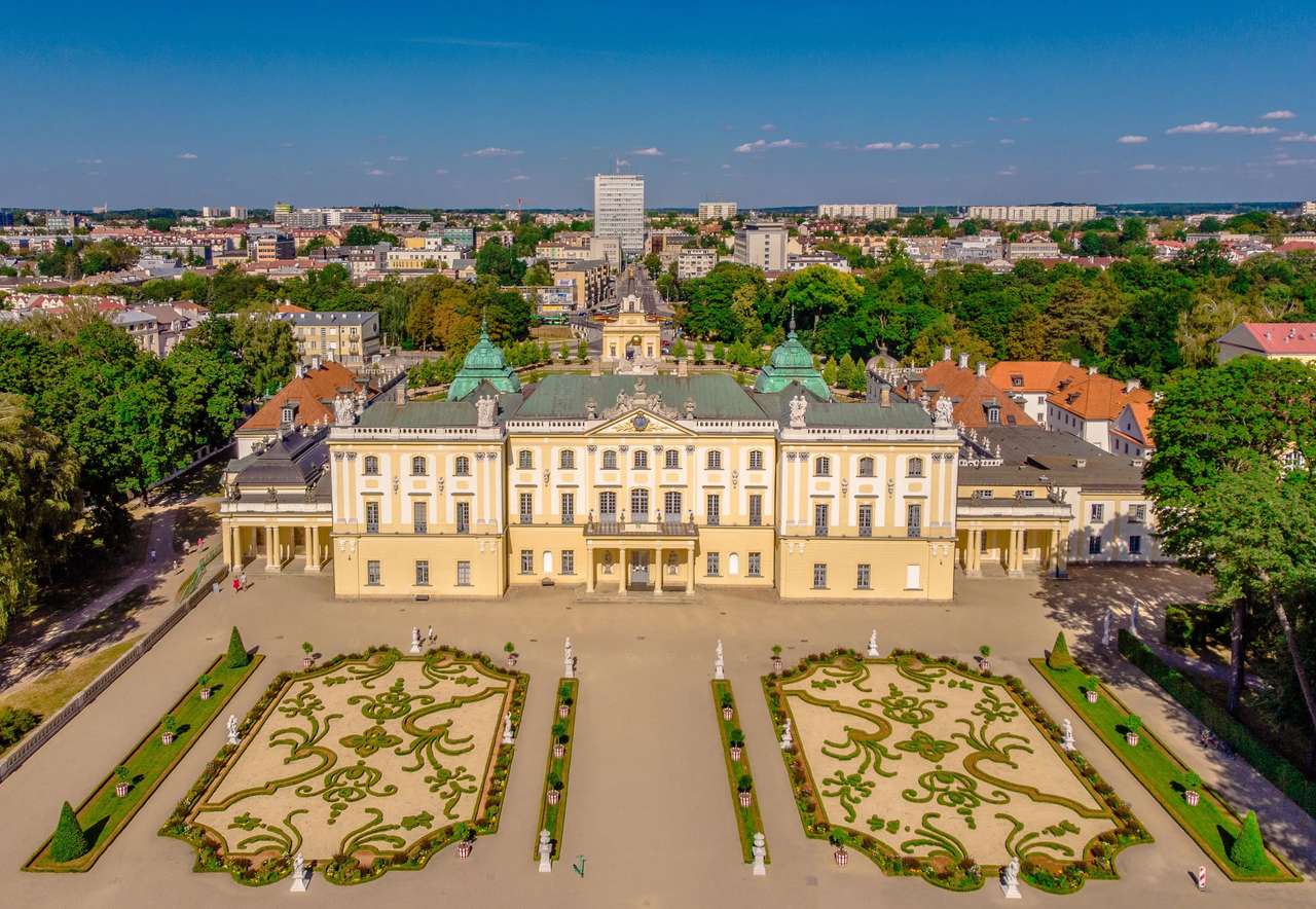 Slott i Bialystok i Polen pussel på nätet