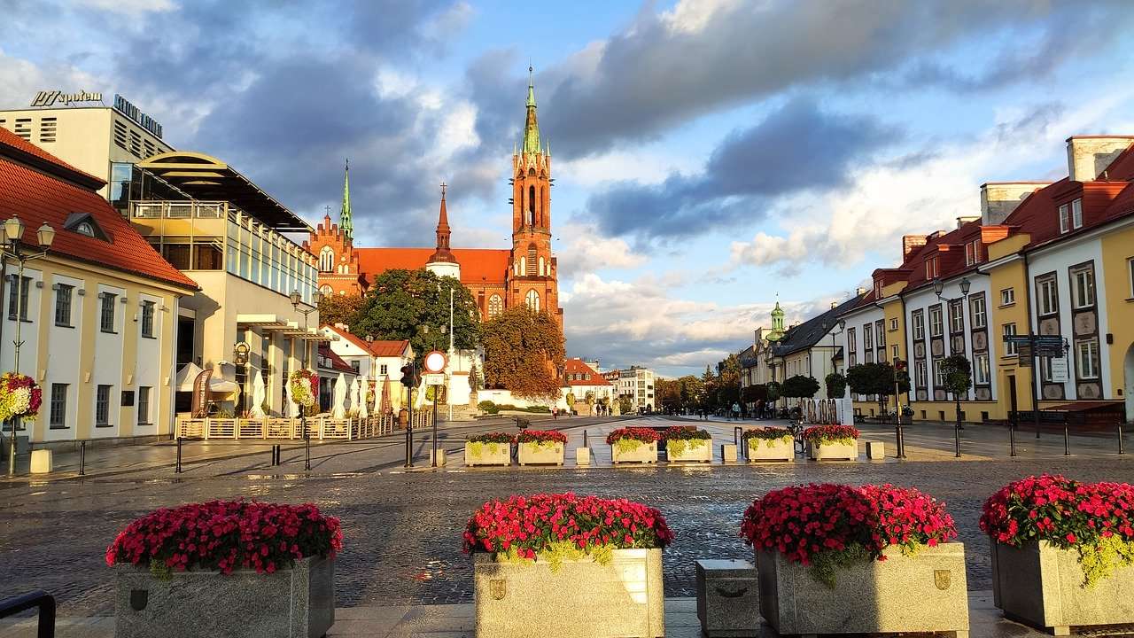 Stad Bialystok in Polen legpuzzel online