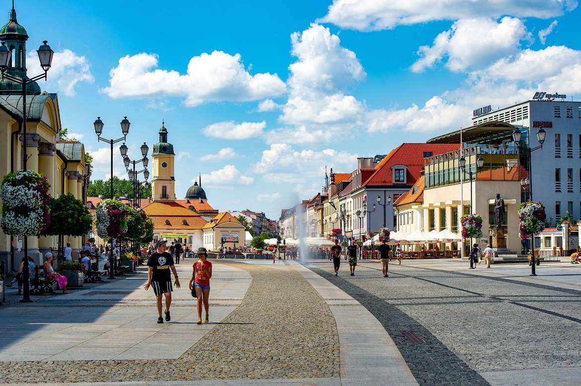 Staden Bialystok i Polen Pussel online