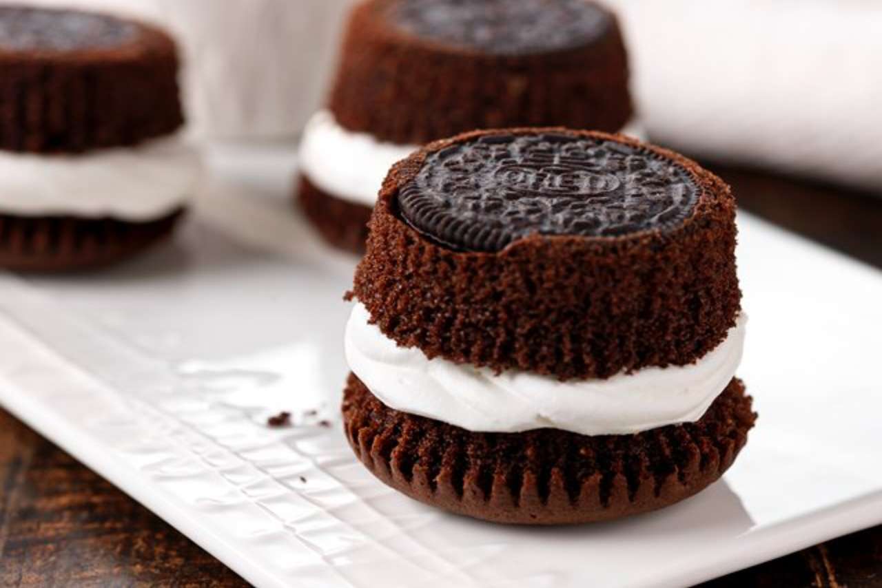 Шоколадова бисквитка Cupcake за рожден ден❤️ онлайн пъзел