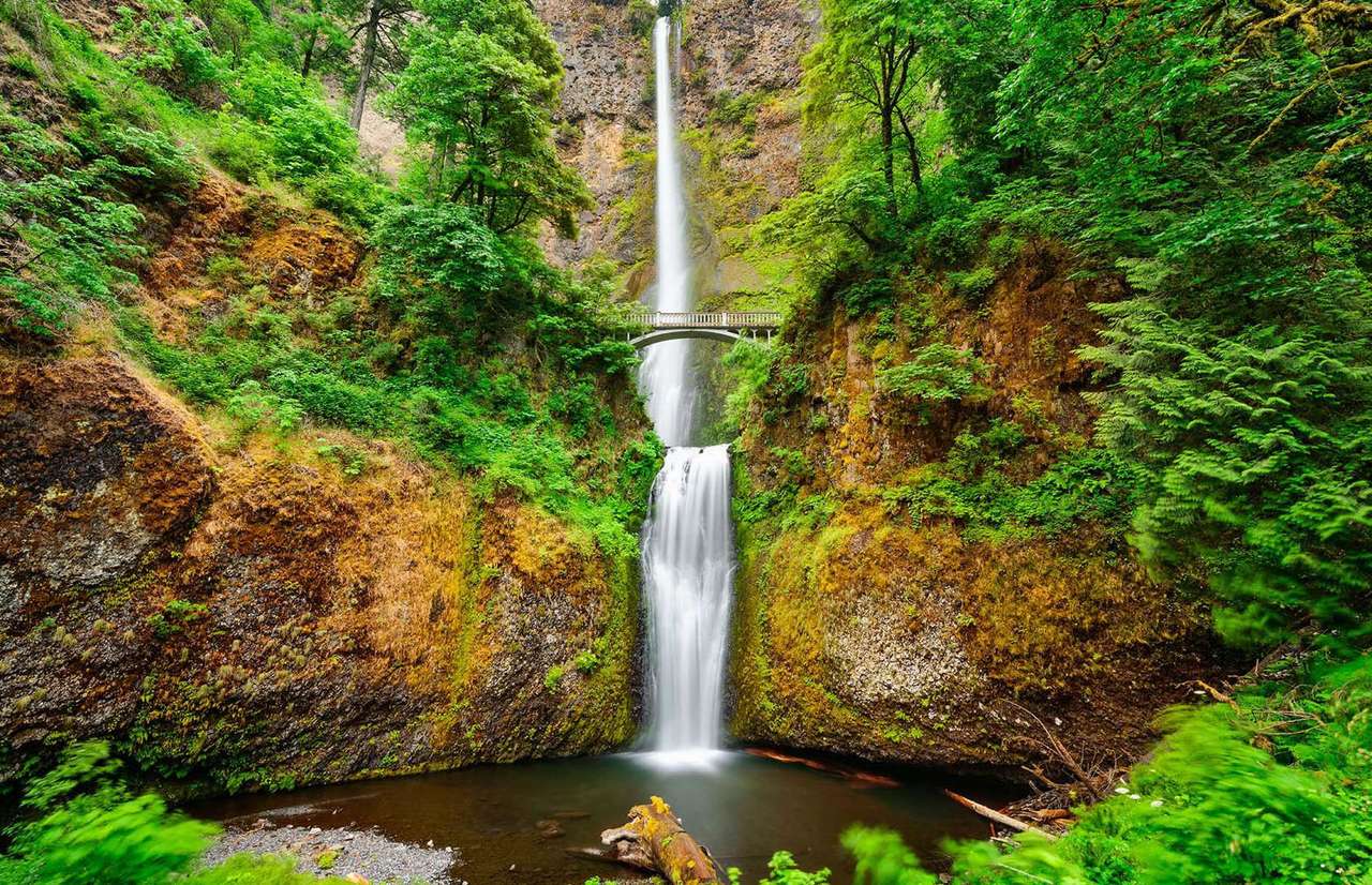 Multnomah-watervallen online puzzel